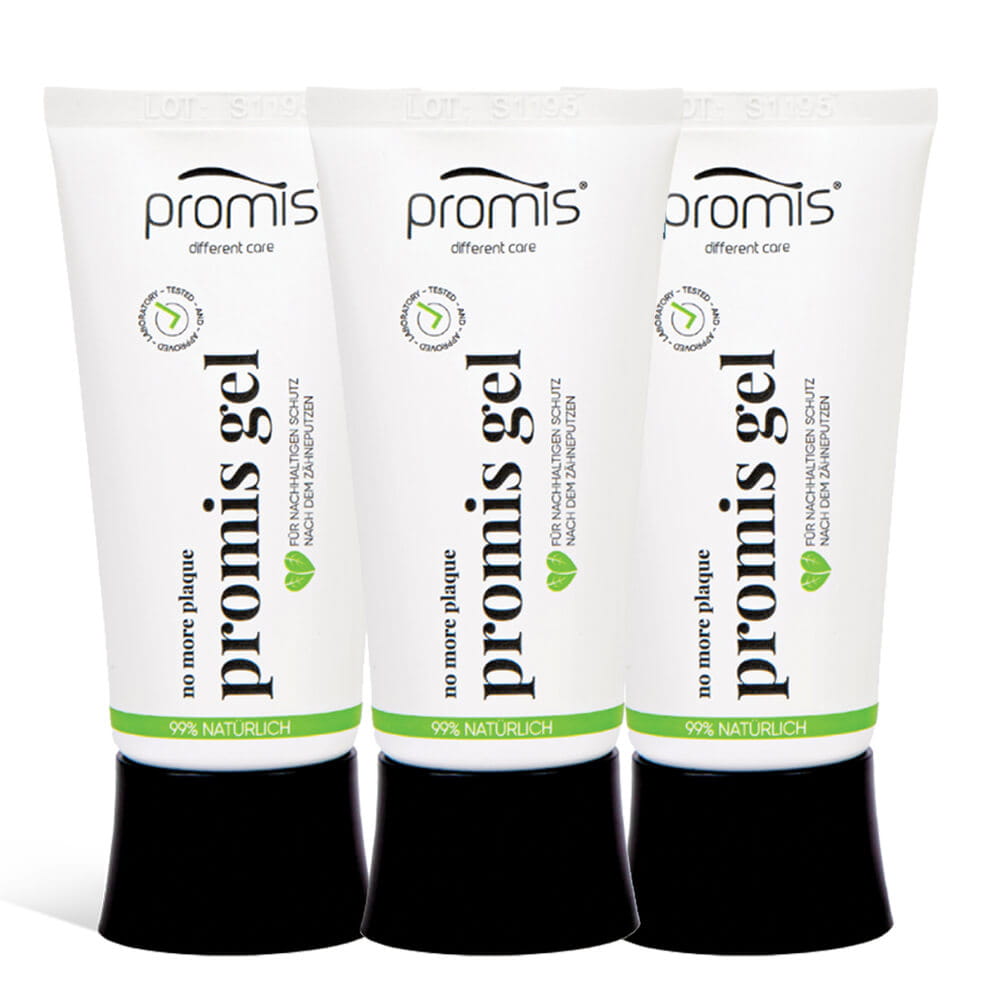 Zestaw - 3x Żel PROMIS przeciwko płytce nazębnej 60ml