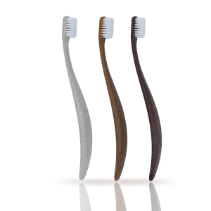TRIO-PACK trzy szczoteczki do zębów PROMIS, wood
